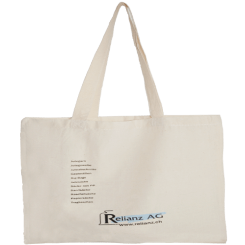 8860-9798 Eco cotton carrier bags  horizontal format custom made!