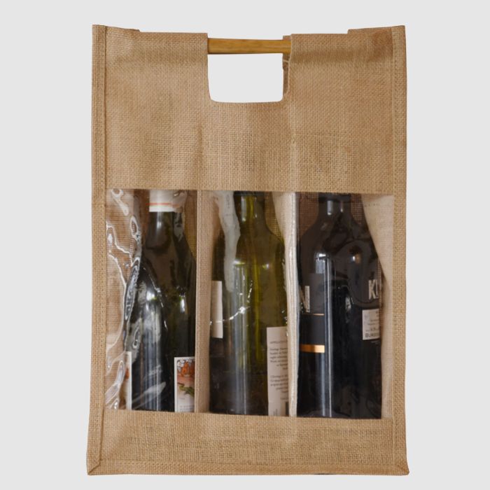 Jute gift bags stock assortment